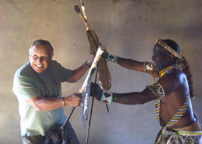 zulu medicine man at the Thula Thula eco-safari